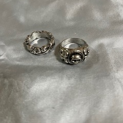 シルバー　リング2点セット