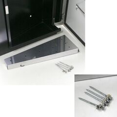 中古 廃盤商品 Nasta 戸建・集合郵便受箱 KS-MB31S(防滴型) 横入前出 モダンブラック ダイヤルロック ポスト 札幌市 清田区 平岡の画像