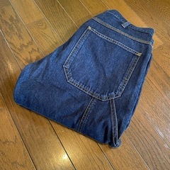 美品濃紺インディゴデニムジーンズワークカーゴペインターパンツジー...