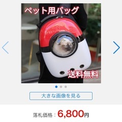 ペット用 リュック 小型犬の画像