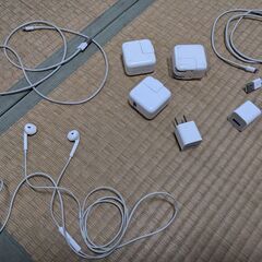 ipad iphone 充電器　ケーブル　イヤホン 純正の画像