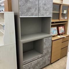 大川家具 2面レンジボード インダストリアル調 No.2129● ※現金、クレジット、スマホ決済対応※の画像