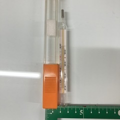【美品】昭和レトロ　SAFETY　SK セフテー 水銀体温計　電池不要の画像