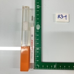 【美品】昭和レトロ　SAFETY　SK セフテー 水銀体温計　電池不要の画像