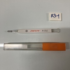【美品】昭和レトロ　SAFETY　SK セフテー 水銀体温計　電池不要の画像