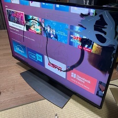 シャープテレビ＋テレビ台セット訳ありの画像