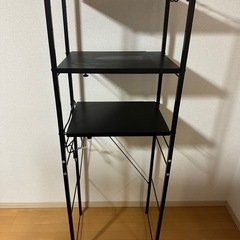 山善　レンジラック　ゴミ箱上ラック①