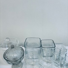 ガラス鍋　食器　14点セット