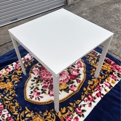 IKEA★テーブル★ウッドテーブル★ナチュラル★ホワイト★ の画像