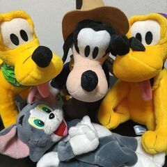 グーフィー1　プルート2 トム1美品4匹まとめての画像