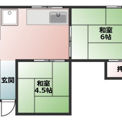 2ＤＫ ☆6/6 プロフ必読☆審査 初期費用 保証人無で不安、生...