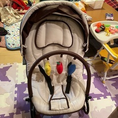 【美品】ドリームバウンサーEX 　西松屋　スマートエンジェル　トイ付き　ゆりかごの画像