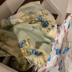 【5月中旬には処分予定】毛布　スヌーピー毛布　カーペットなど　
