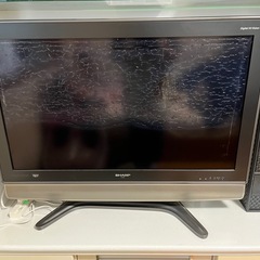 SHARP 液晶カラーテレビ　ジャンク品
