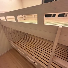 ニトリ子供用二段ベッドの画像