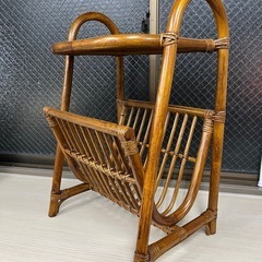 ラタン　ラック　藤　家具の画像