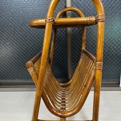 ラタン　ラック　藤　家具の画像