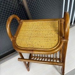 ラタン　ラック　藤　家具の画像