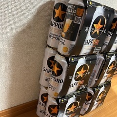 【新品未開封】サッポロ生ビール黒ラベル500ml 36本(1万円相当)の画像
