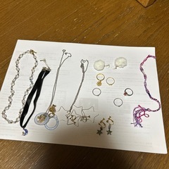 可愛い　ネックレス　イヤリング