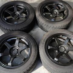 4本セット TE37 SONIC 7.5j +30 特注オフセッ...