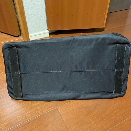 フェリージ　ボストンバック　ブラック　レザー✖️ナイロン