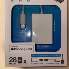 新品未使用　ELECOM Lightningカードリーダーの画像