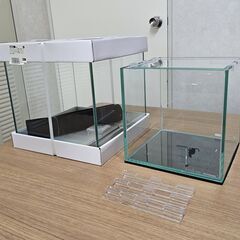 小型 ガラス水槽セット（25cmキューブ・20cmキューブ）