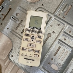 エアコン　室外機室内機　リモコンセットパナソニック リモコン付きの画像