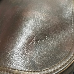 本革バッグ　こげ茶　ダークブラウンの画像
