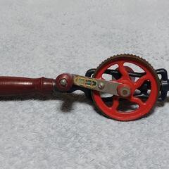 レトロ工具　ハンドドリル
