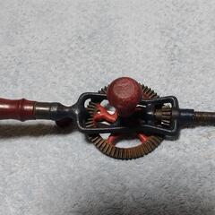 レトロ工具　ハンドドリルの画像