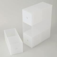 無印良品 ポリプロピレン小物収納ボックス3段の画像