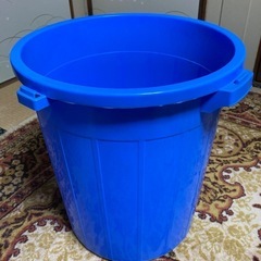 ポリバケツ　ゴミバケツ　ゴミペール　45l 青　ブルー