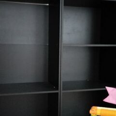 ※お譲り交渉中　黒いカラーボックス(2つあります)の画像