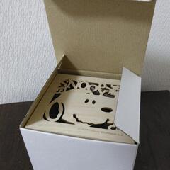 スヌーピー木箱　未使用の画像