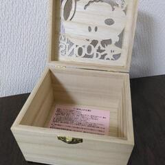 スヌーピー木箱　未使用の画像