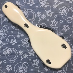 プロ御用達 アランフェス カーボン ソプラノウクレレケース クリーム(ホワイト)の画像