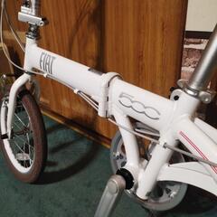 未使用フィアット　折りたたみ自転車の画像