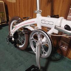 未使用フィアット　折りたたみ自転車の画像