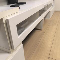 ただで譲ります。伸縮できるテレビ台の画像