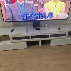 ただで譲ります。伸縮できるテレビ台の画像