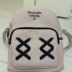 【美品】女の子　ベビーピンクのリュックの画像
