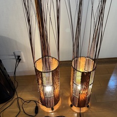 アジアンフロアランプ　フロアスタンドの画像