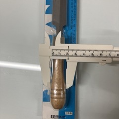 【新品】日本製 ビッグマン両刃ヤスリ 木柄 100mm Y-042 ライフ 包丁の画像