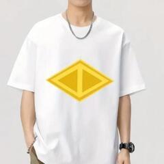 ホワイト・ Tシャツ ♦ダイヤモンド♦モチーフ ♦Asian Lの画像
