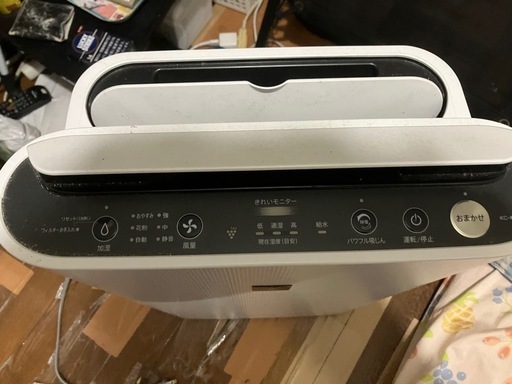 加湿清浄機　プラズマクラスター