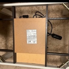 　（受付終了）引取り限定　家具調コタツ　テーブルの画像