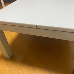　（受付終了）引取り限定　家具調コタツ　テーブルの画像