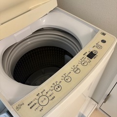 4.5kg縦型洗濯機の画像